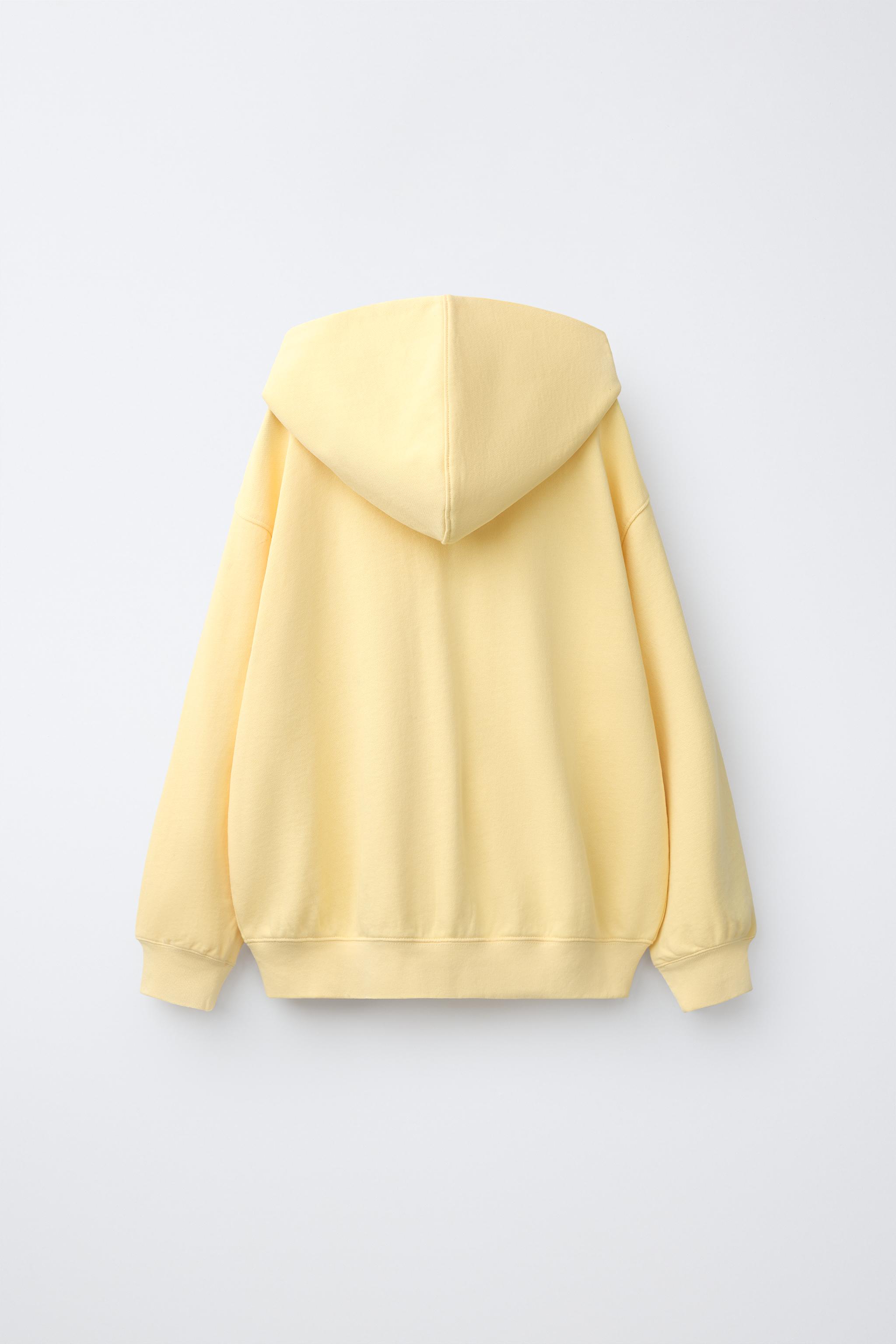 Детские свитеры Zara GARMENT DYED HOODIE AND BALLOON PANTS SET — фото 3