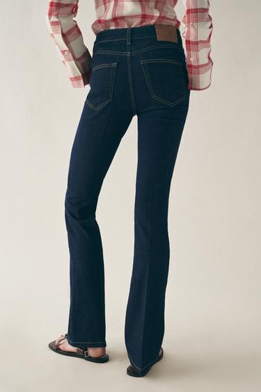 JEANS ZW COLLECTION BOOTCUT FULL LENGTH TIRO MEDIO - Azul de Zara