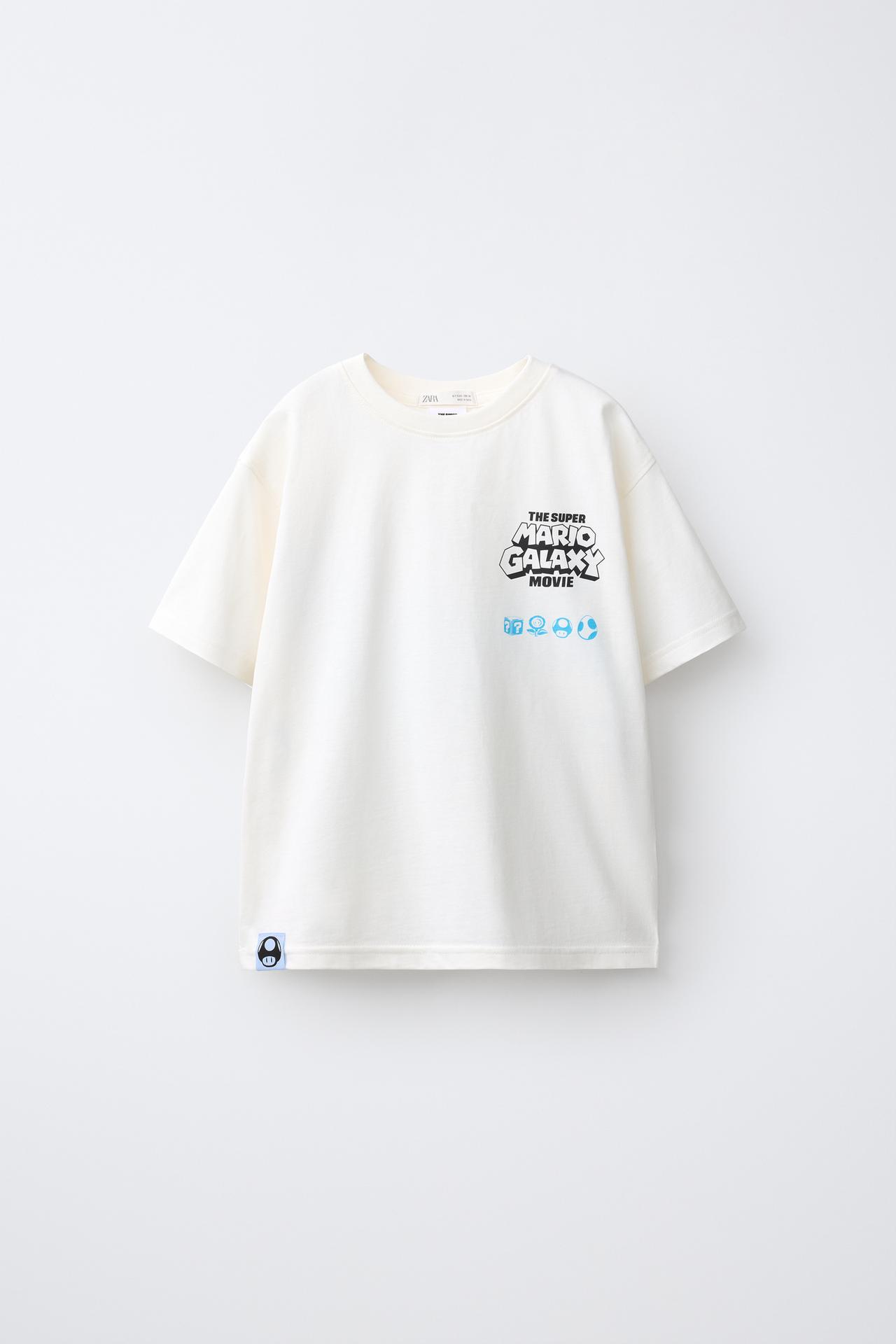 6-14 YEARS/ MARIO BROS.™ & © NINTENDO PRINT PYJAMAS — Blue/White