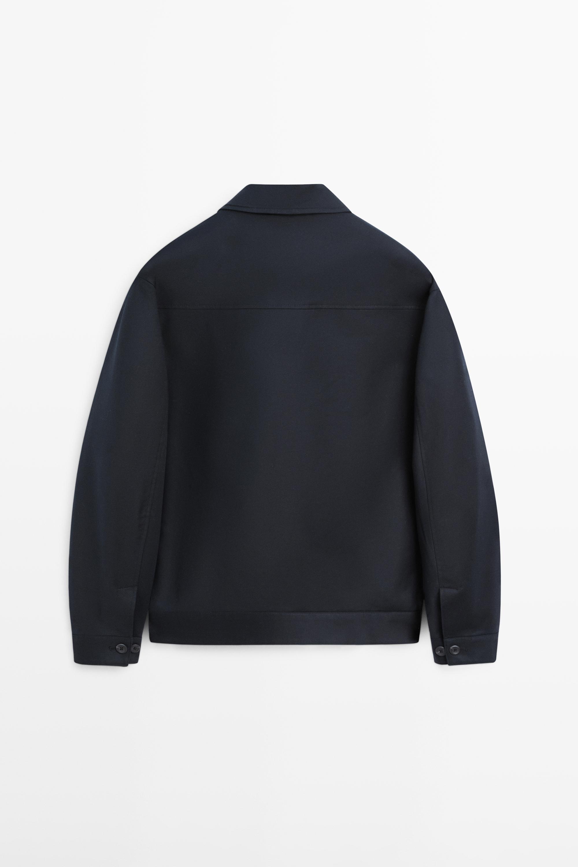Blouson en coton mélangé
