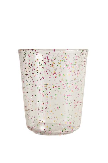 KIDS' TRITAN™ GLITTER TUMBLER - Transparent by Zara