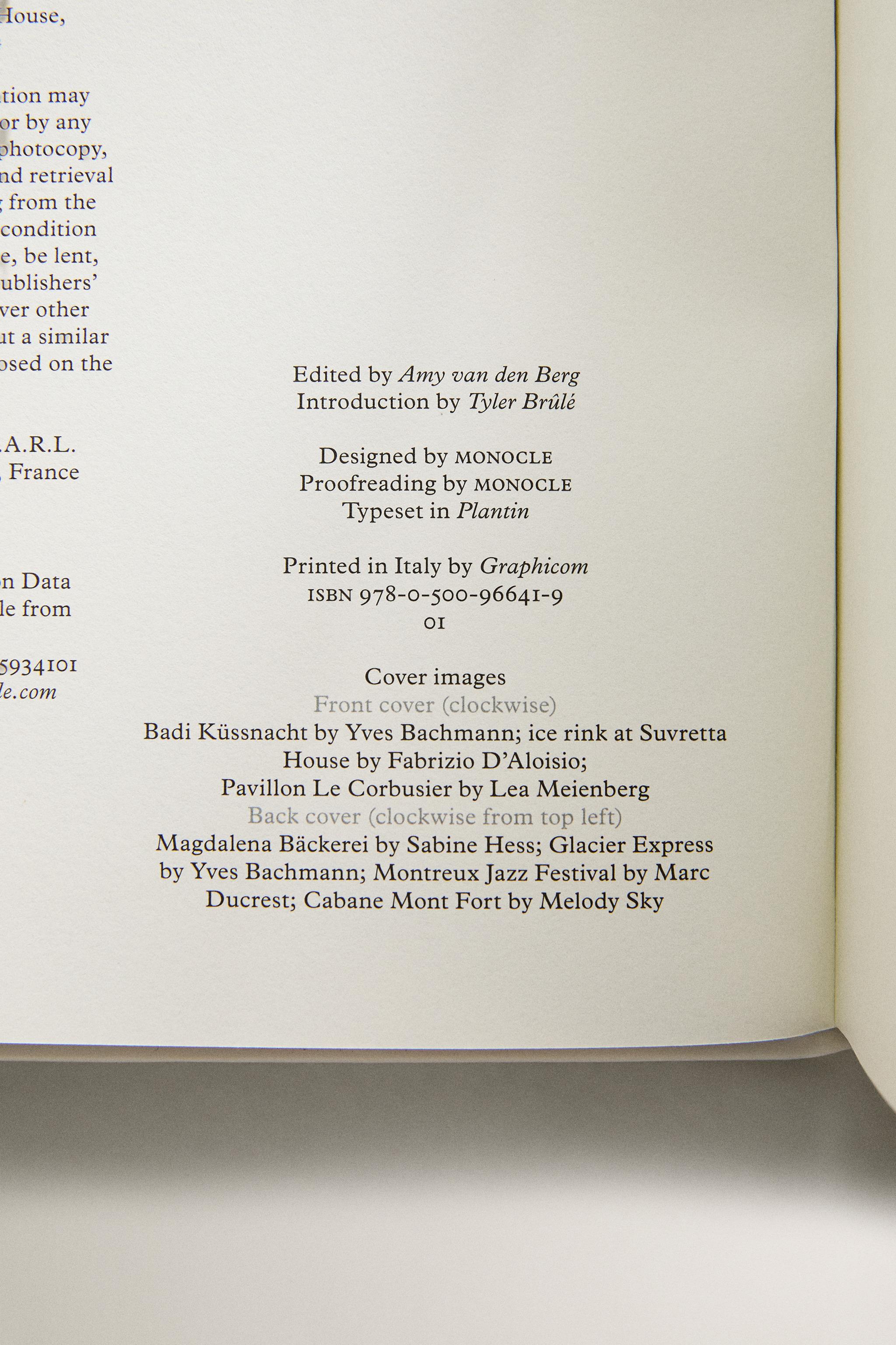 Suisse : The Monocle Handbook