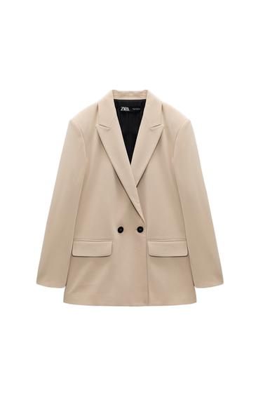 DOUBLE-BREASTED OVERSIZED BLAZER
