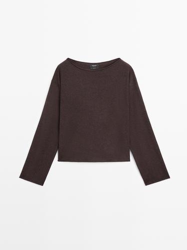 Zara Wool knit sweater - Chocolate