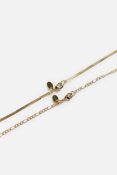 PACK OF COMBINED NECKLACES 2 © OTIS KWAME KYE QUAICOE - Gold by Zara - Image 3