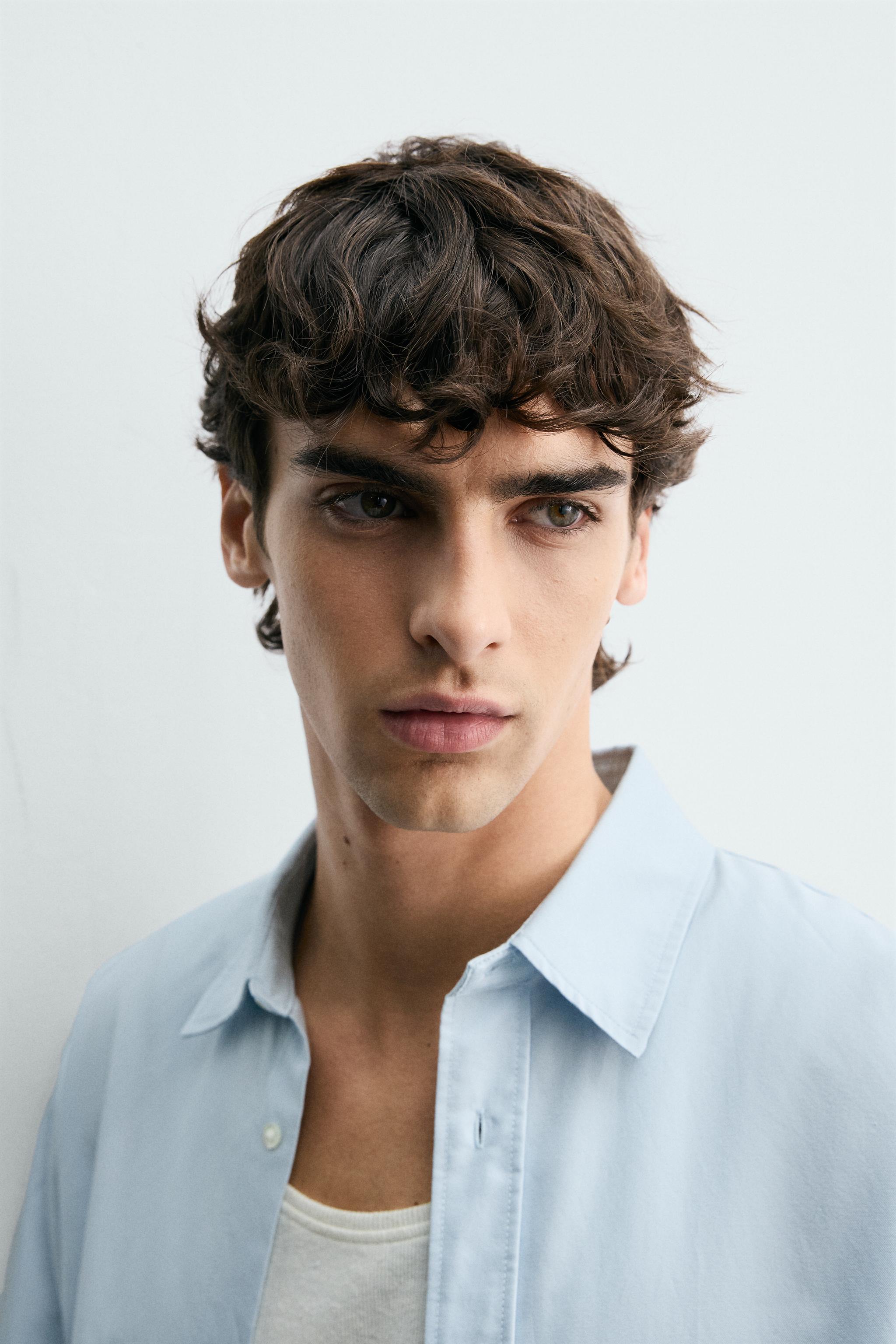 REGULAR FIT COTTON-SILK SHIRT
