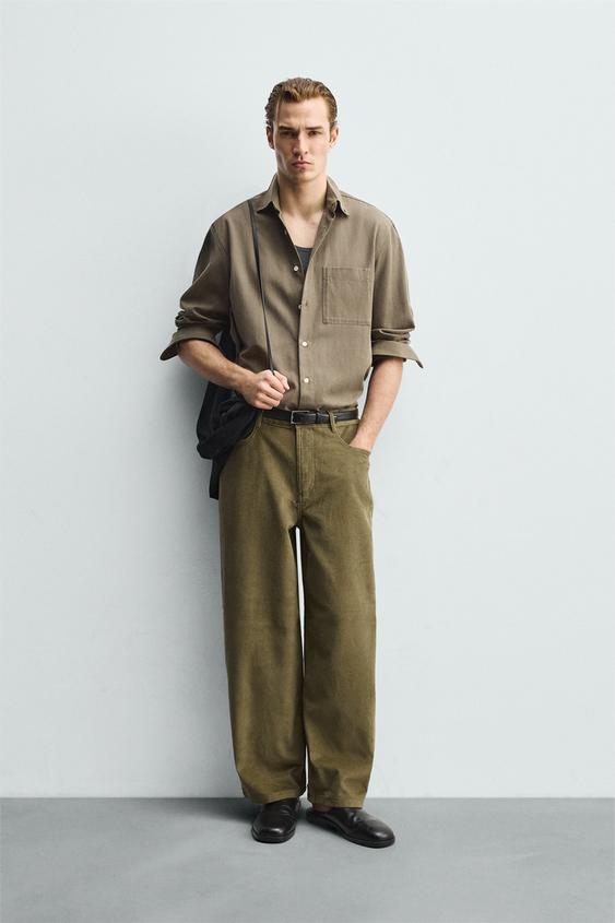 BALLOON FIT CORDUROY PANTS