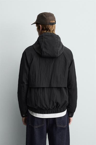 LIGHTWEIGHT WATER-REPELLENT TECHNICAL JACKET - Black by Zara - Image 2