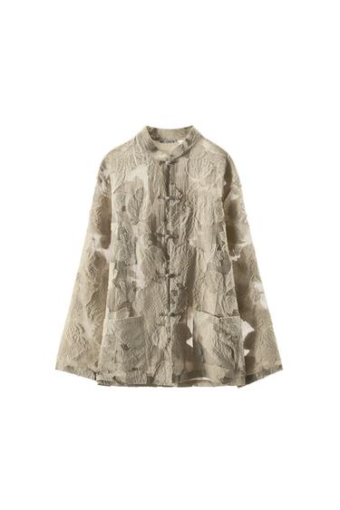 LIMITED EDITION FLORAL JACQUARD KIMONO