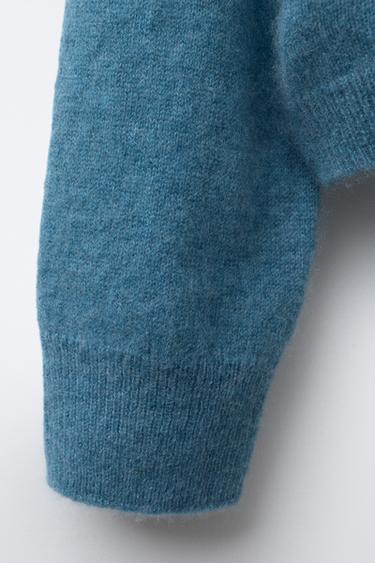 100% CASHMERE JACKET - Faded blue by Zara - Image 3