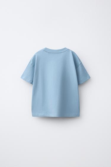 VEHICLE PRINT T-SHIRT — Dusty blue 2