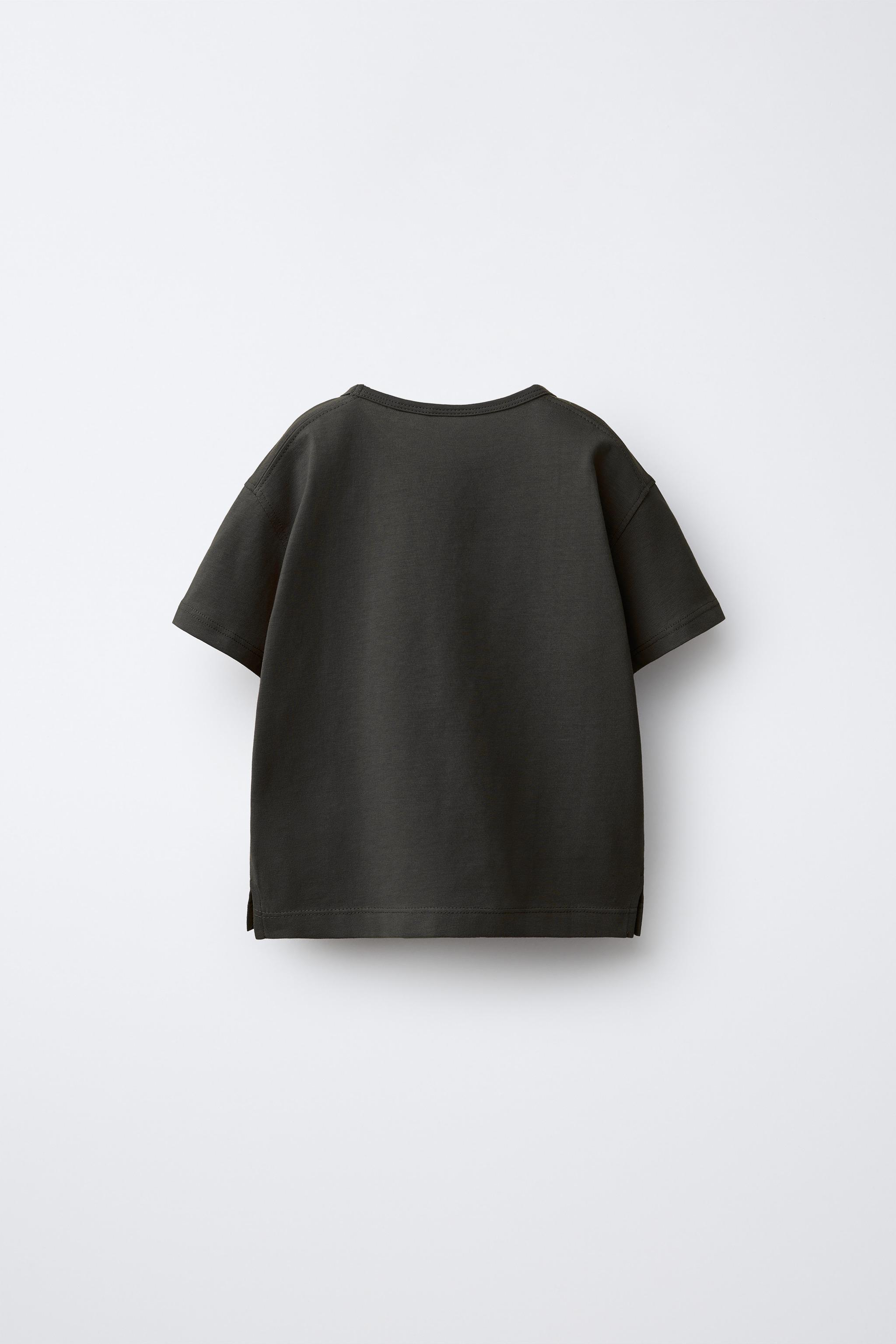PLAIN T-SHIRT — Dark anthracite