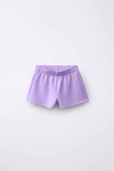 برمودا بكتابة نافرة SPORTY - خبازي by Zara
