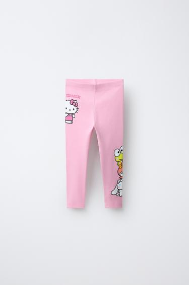 LEGGING CÔTELÉ HELLO KITTY AND FRIENDS © SANRIO - Rose de Zara