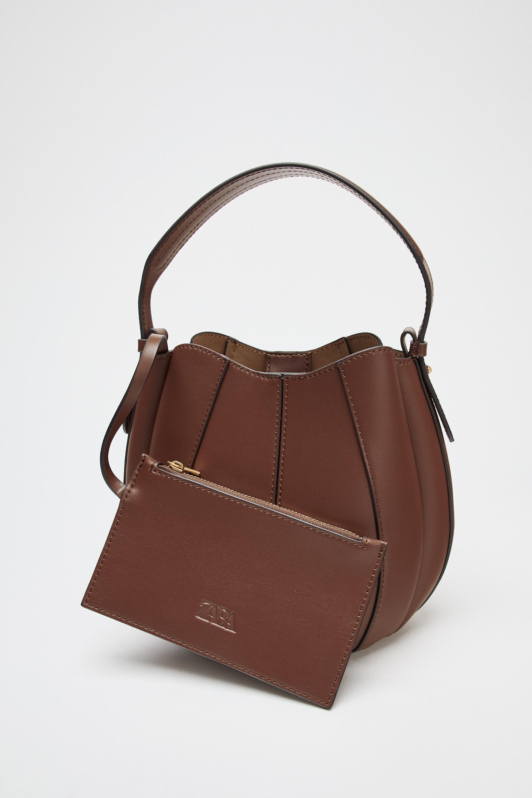新品】ZARA バックルディテール バケットバッグ - メルカリ
