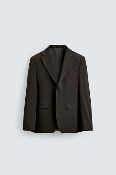 COMFORT SUIT BLAZER - Brown by Zara