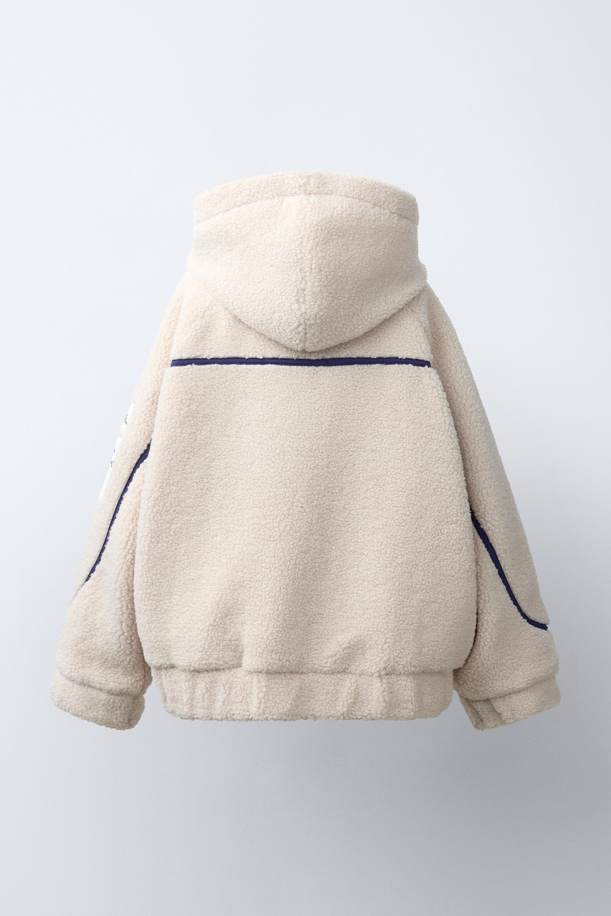 SHEARLING JACKET WITH HOODIE