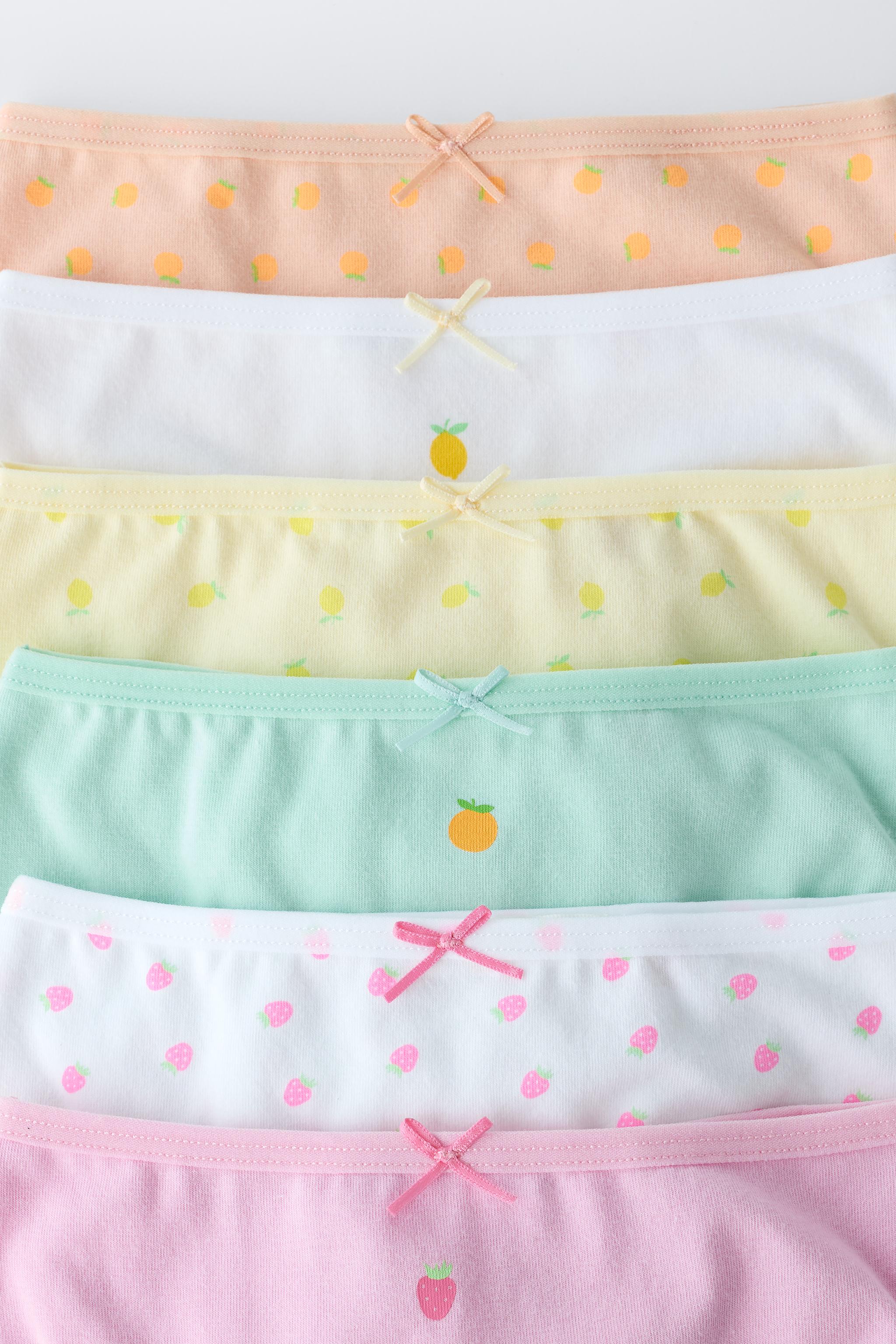 1 1/2-6 YEARS/ SIX-PACK OF FRUIT UNDERWEAR