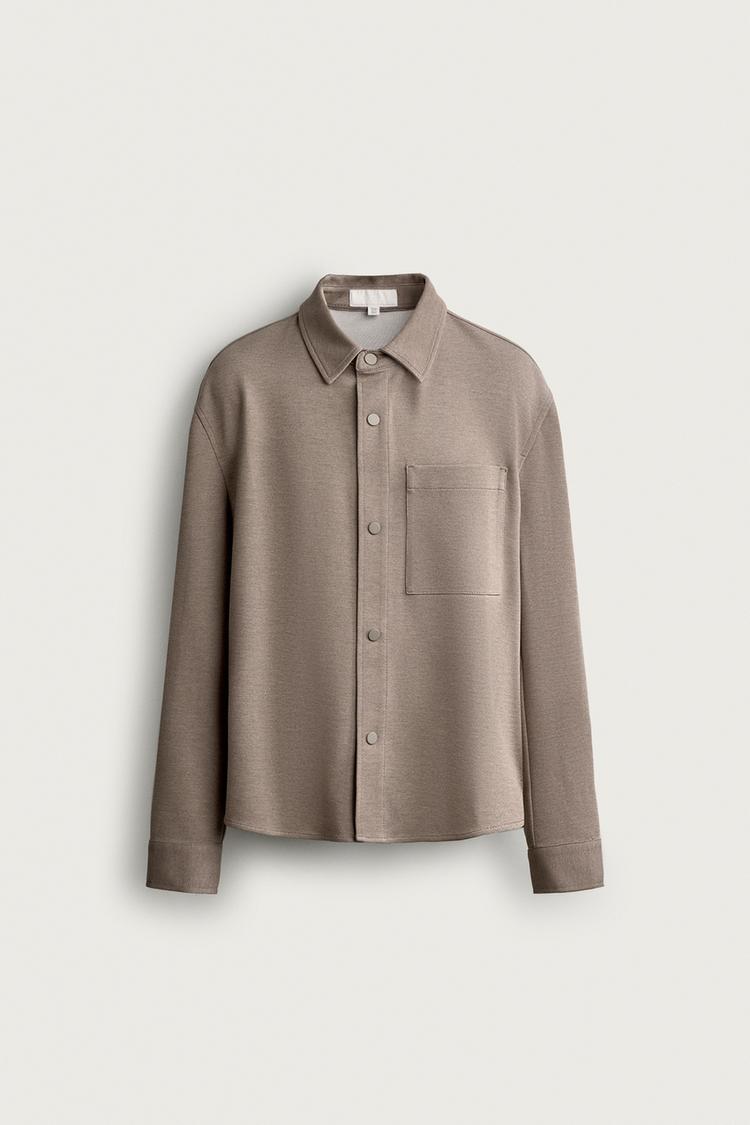 Camisa overshirt cómoda sin planchado 7