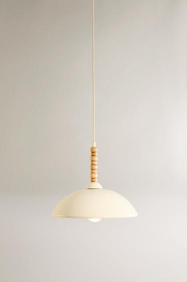 CHILDREN’S BEADED CEILING LAMP - Cream by Zara - Image 1