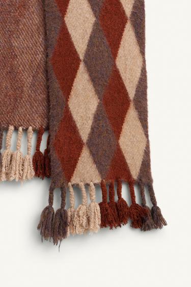LIMITED EDITION COMBINED DIAMOND SCARF - various by Zara - Image 2
