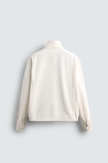 VESTE LÉGÈRE REGULAR FIT - Blanc de Zara - Image 1