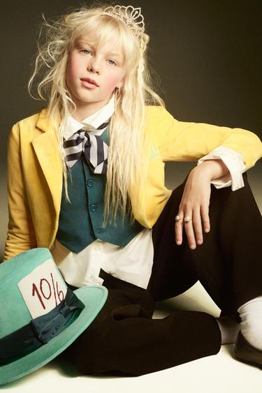 КОСТЮМ ШЛЯПНИКА ALICE IN WONDERLAND © DISNEY — БИРЮЗОВЫЙ от Zara