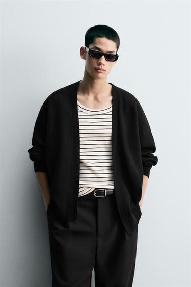 Zara 開襟衫 - 黑色