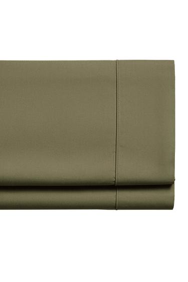 SÁBANA ENCIMERA ALGODÓN PERCAL (300 HILOS) - Verde de Zara