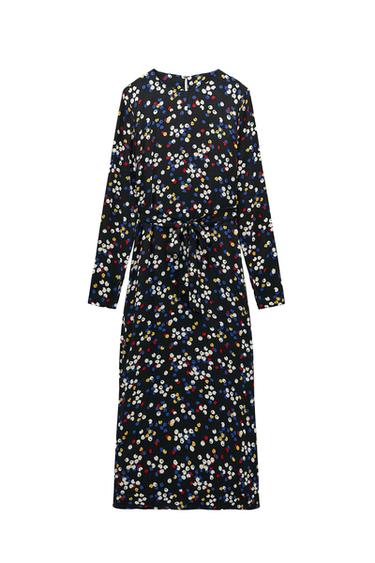 LONG PRINTED DRESS