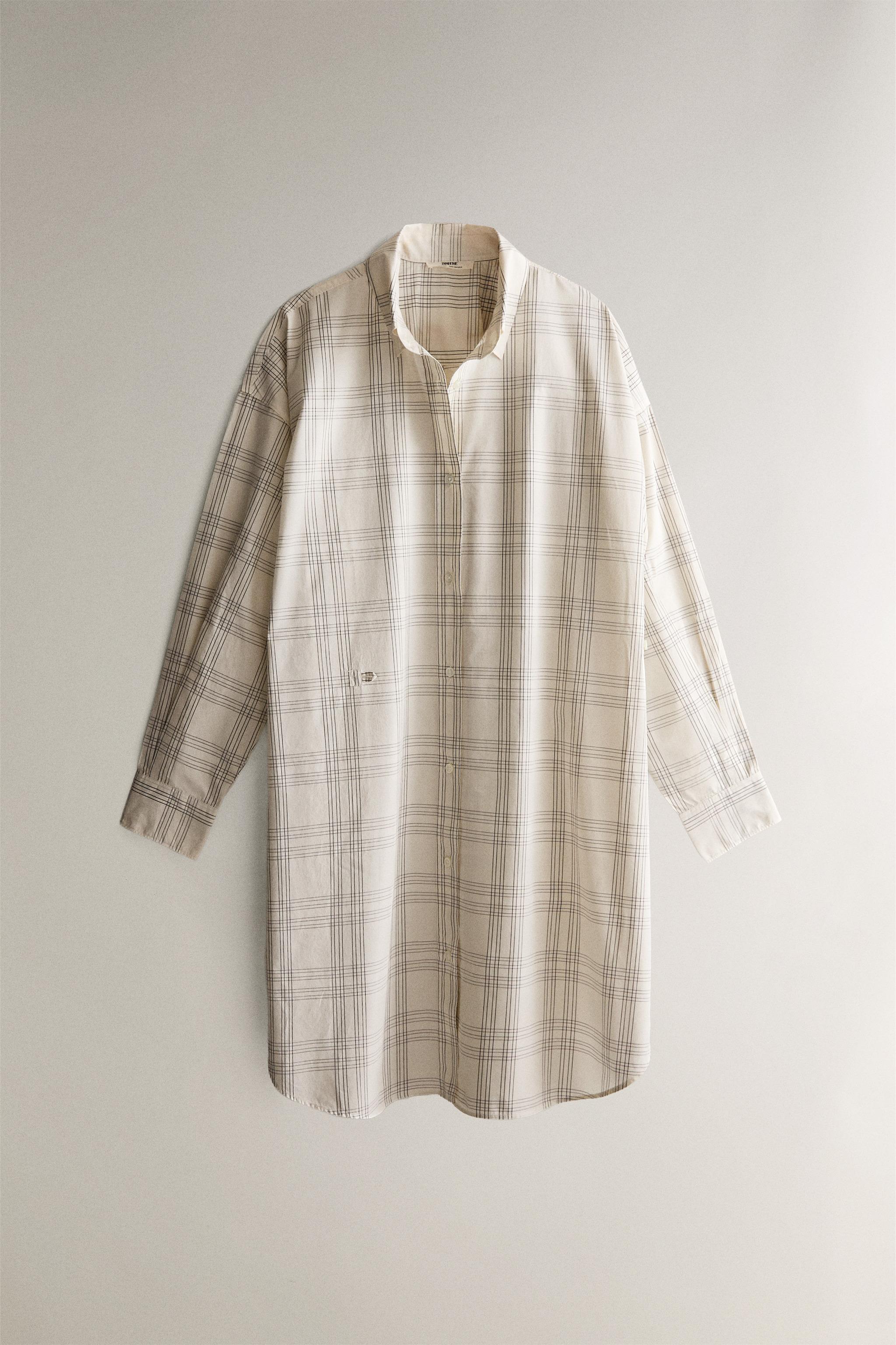 CHEMISE LONGUE RAYÉE