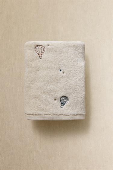 Zara CHILDREN'S BALLOON TOWEL - Light beige