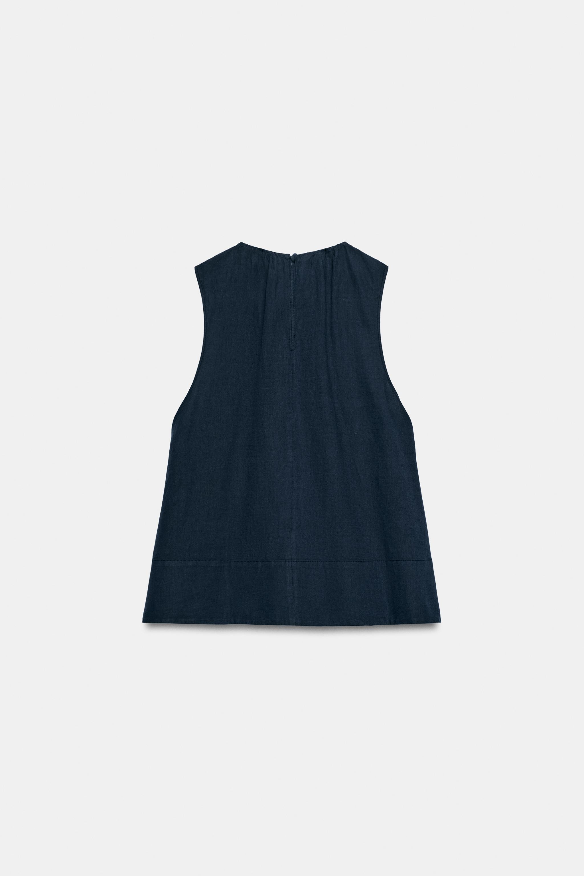 Zara ZW COLLECTION KETEN BLUZ görsel 6