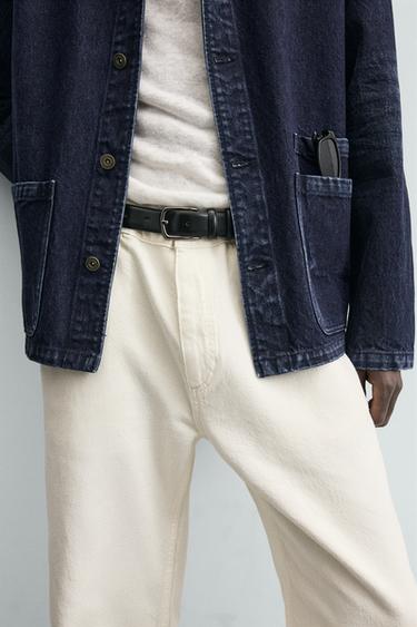 JEAN DROIT COTON-CHANVRE - Écru de Zara - Image 6