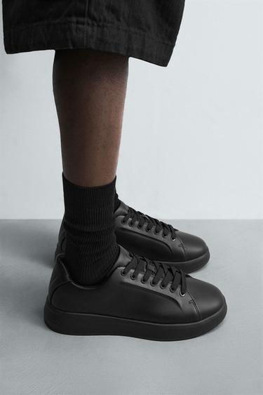 Zara MONOCHROME CHUNKY SNEAKERS - Black - Image 0