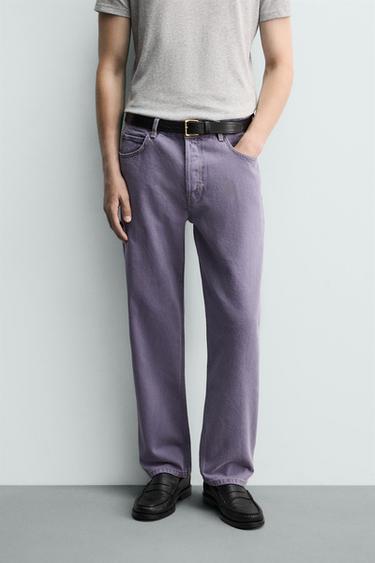 YUVILGAN RANGDA STRAIGHT FIT JINSI - Qirmizi Zara tomonidan