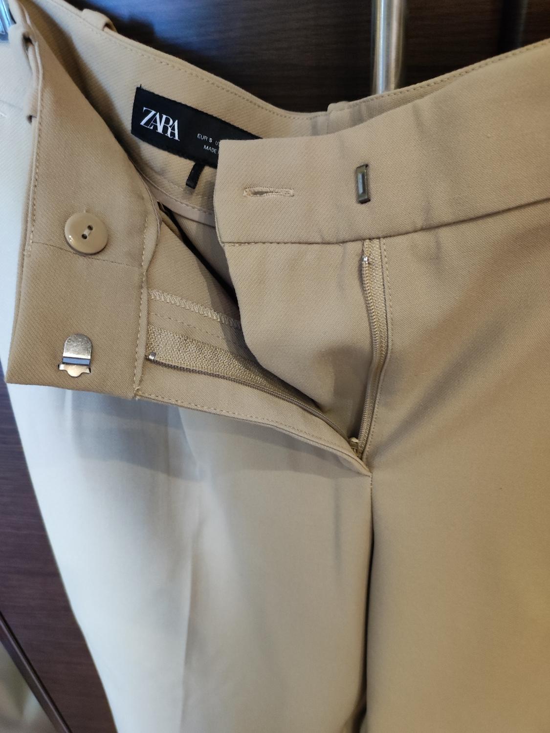 DARTED WIDE-LEG TROUSERS - Image 2