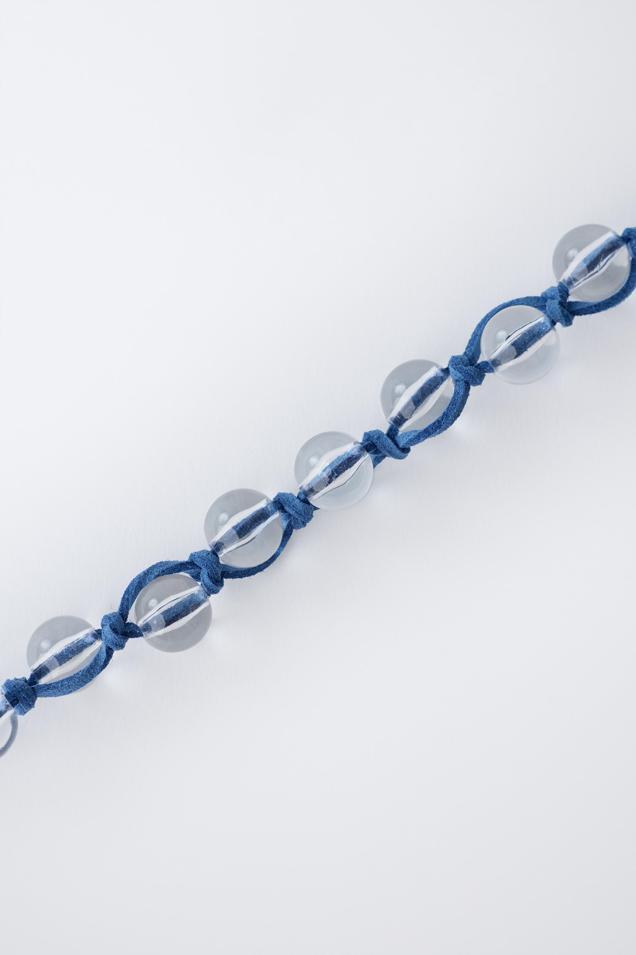 COLLIER LACET À BOULES
