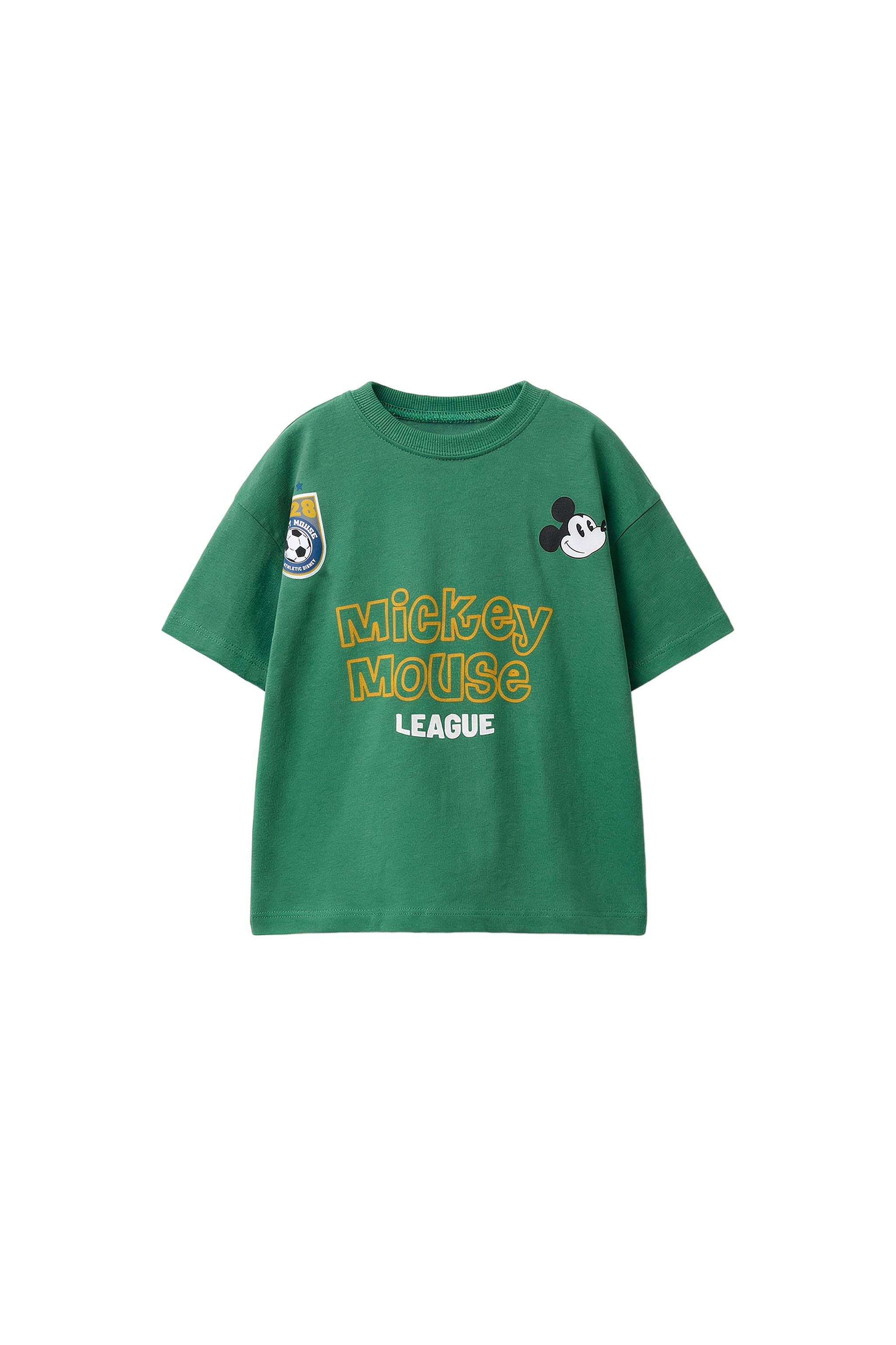 MICKEY MOUSE © DISNEY T-SHIRT - Green | ZARA United States