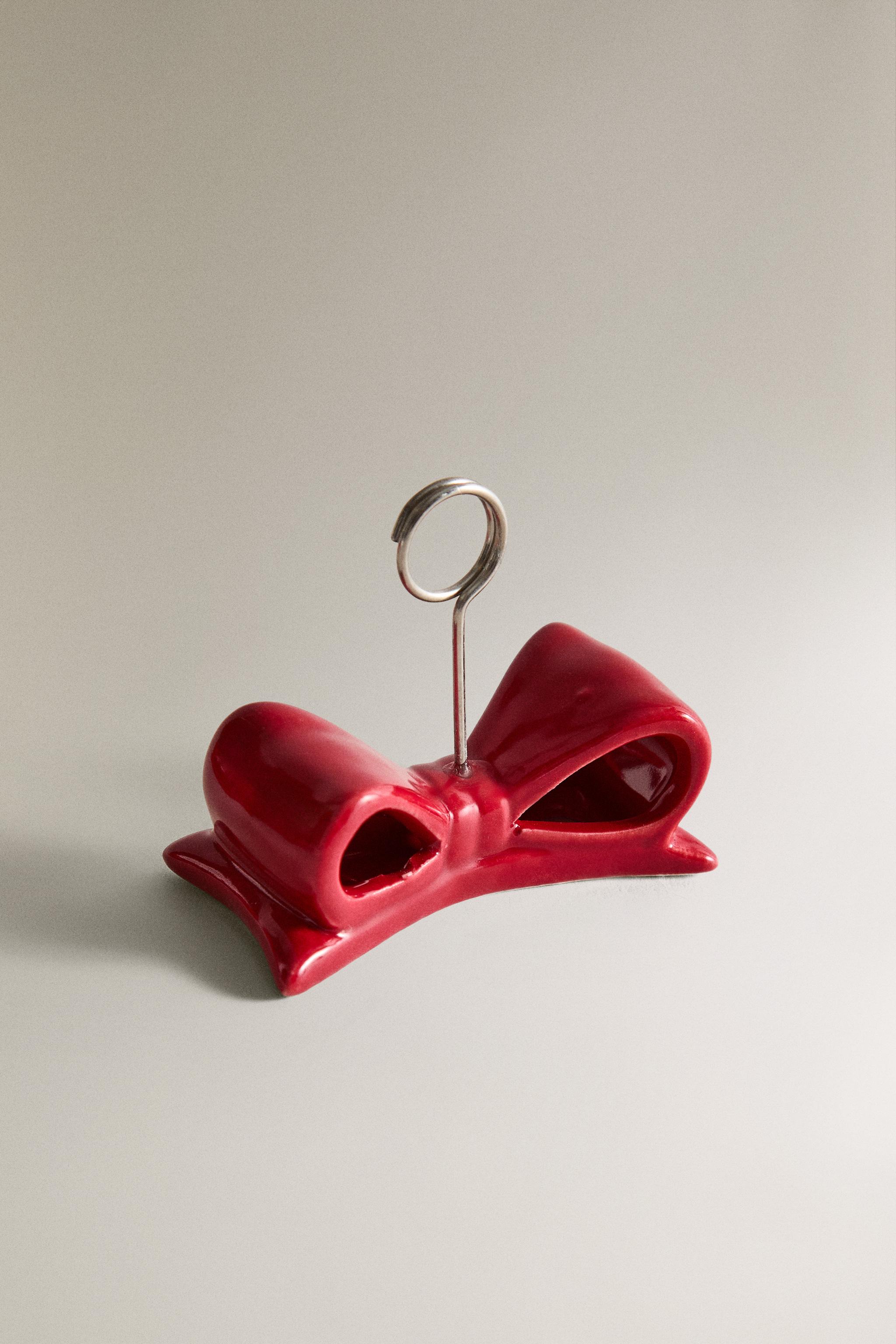 CHRISTMAS BOW PLACEHOLDERS (SET OF 4)