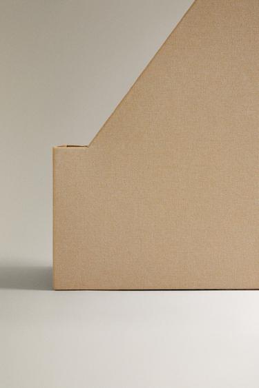 LINEN STATIONERY FOLDER - Ecru by Zara - Image 4