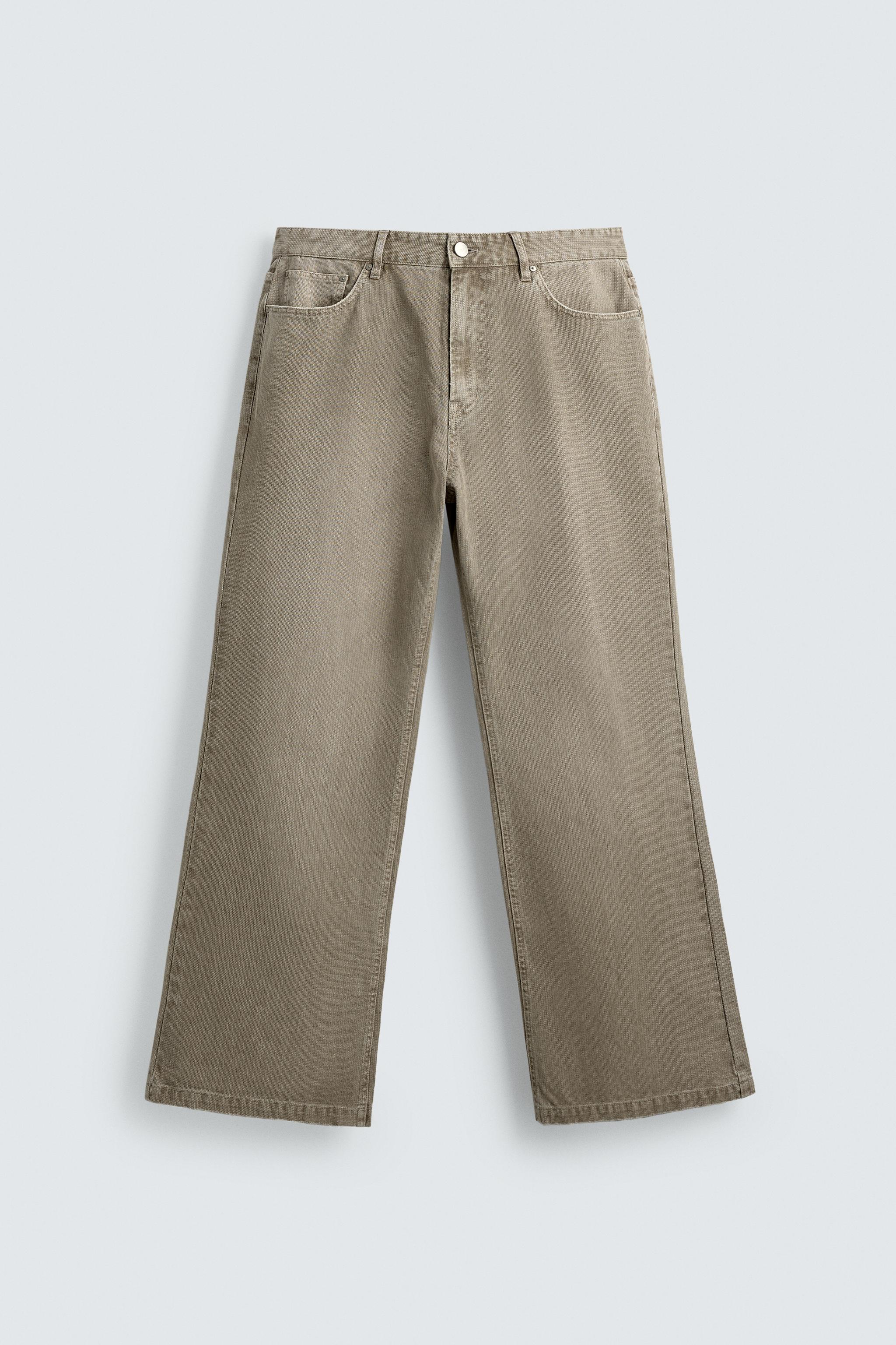PANTALON FLARE FIT STRUCTURÉ EN COTON