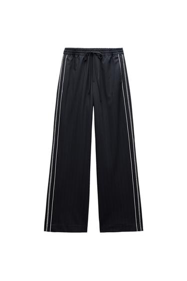 PYJAMA TROUSERS WITH SIDE STRIPES