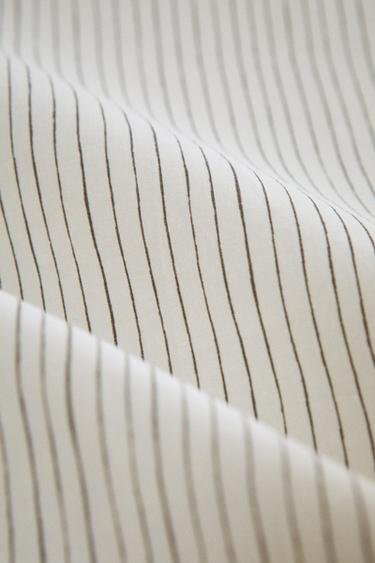REVERSIBLE STRIPED DUVET COVER - Ecru by Zara - Image 2