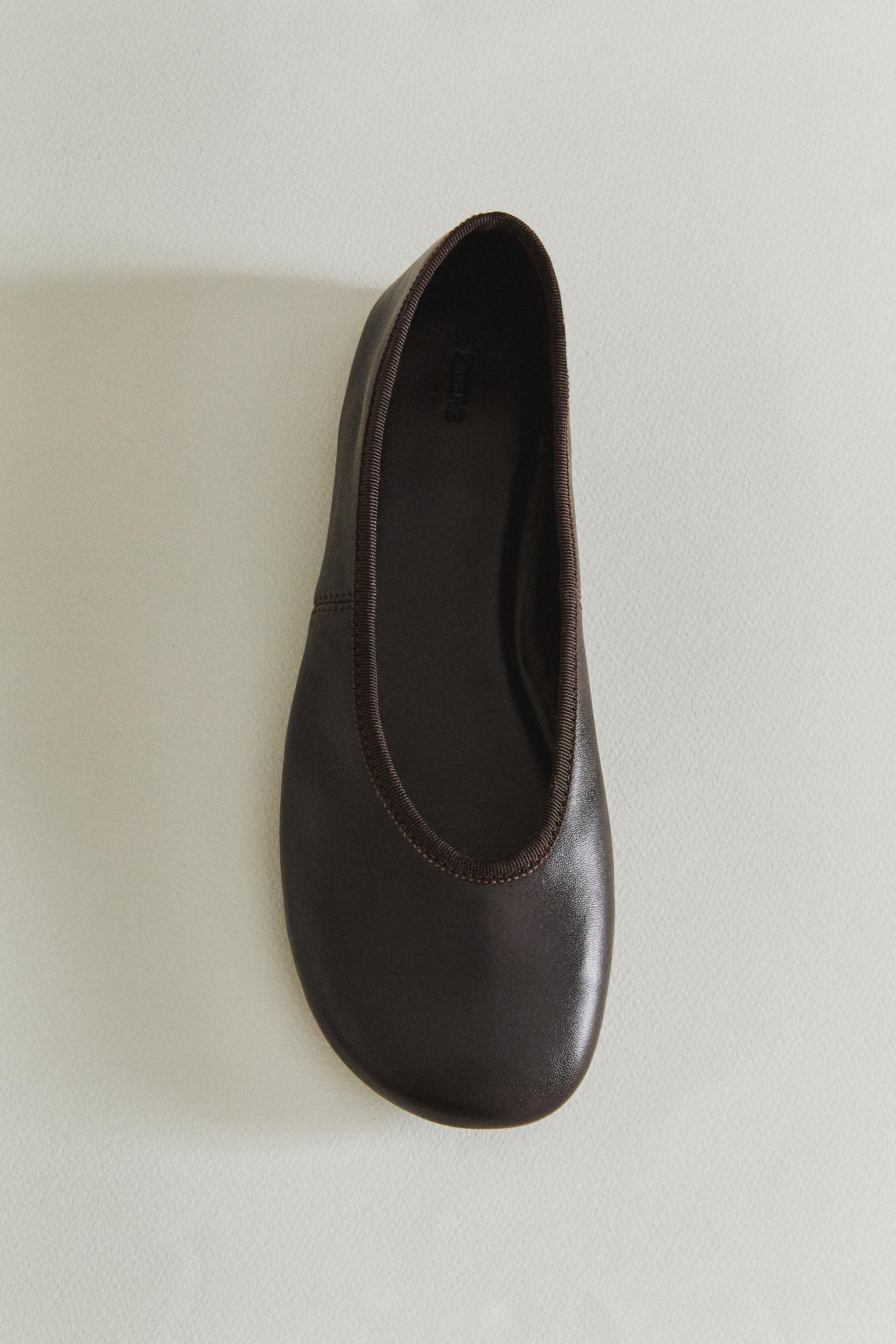 BALLERINES FLEXIBLES EN CUIR