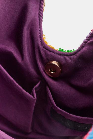 SAC À IMPRIMÉ RAYURES 100% JUPE - Multicolore de Zara - Image 2