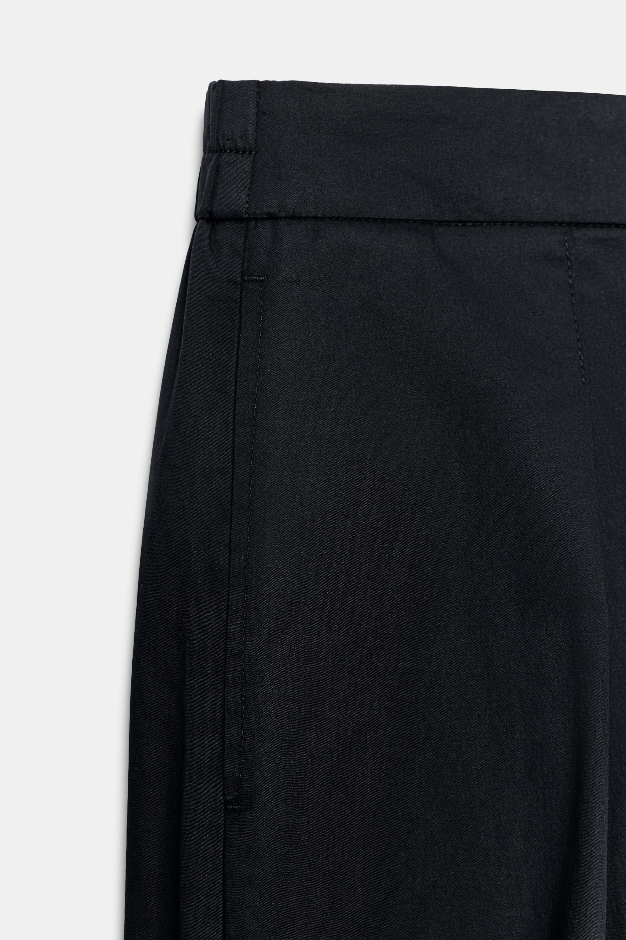 PANTALON BARREL EN POPELINE
