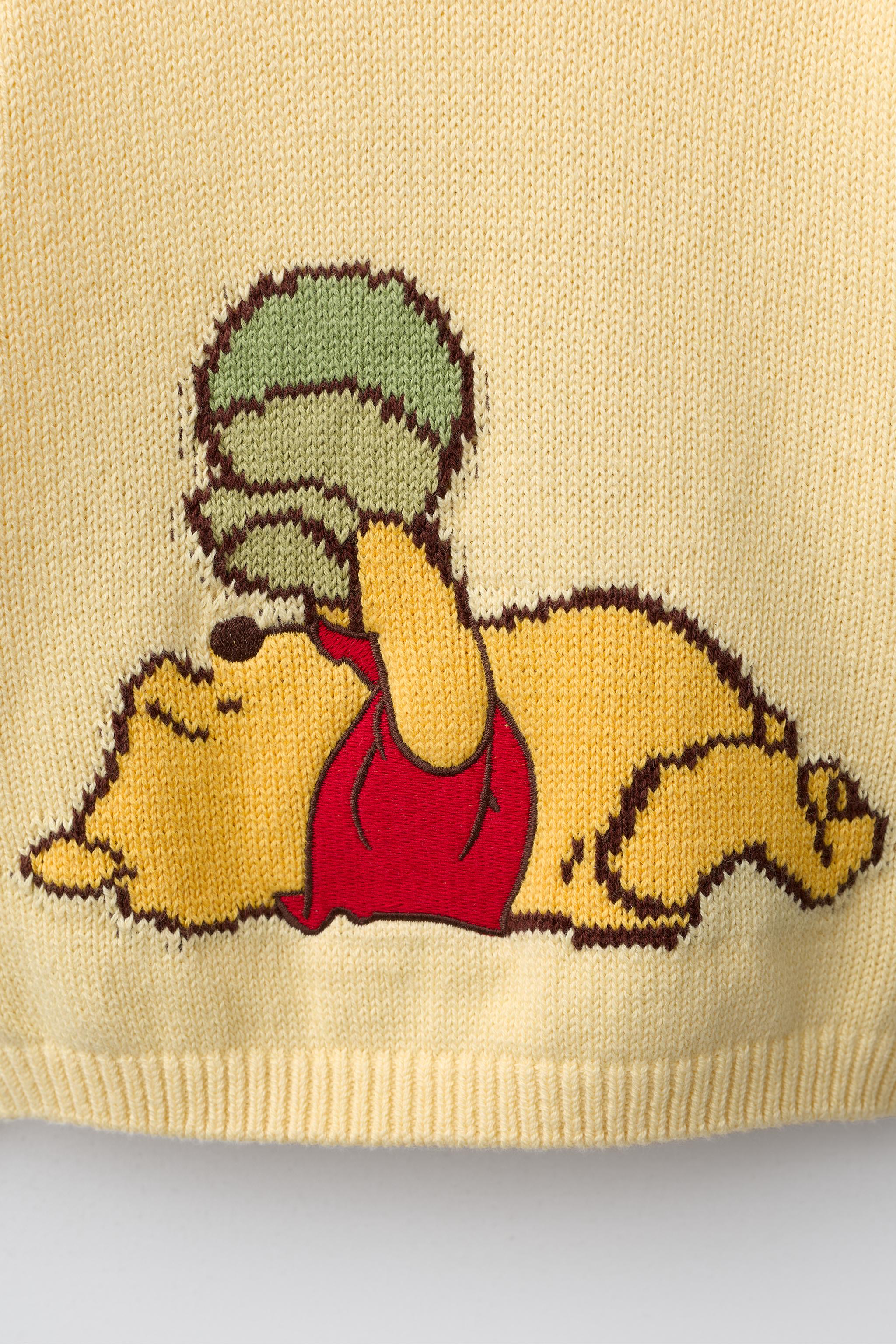 Детские свитеры Zara WINNIE THE POOH © DISNEY EMBROIDERED JUMPER — фото 3
