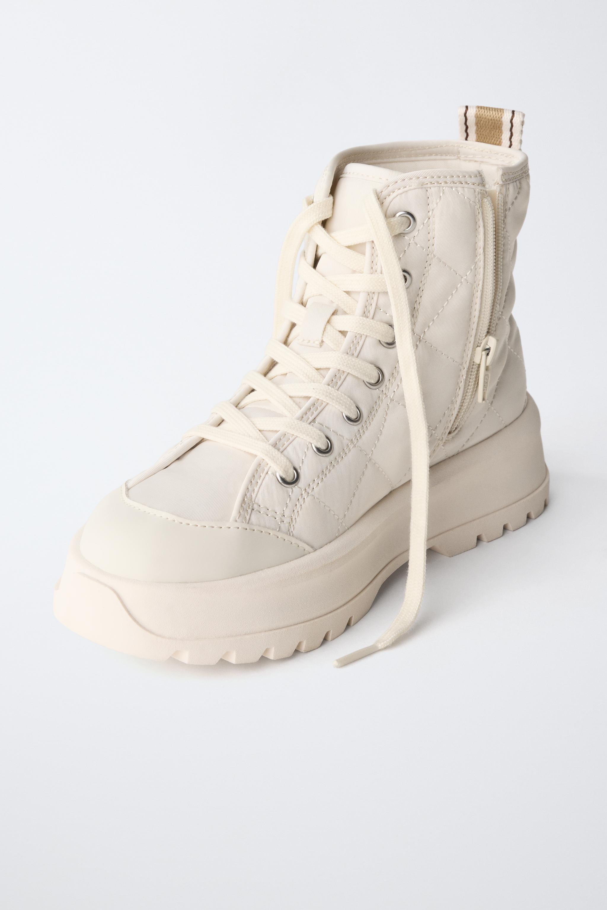 Детские ботинки Zara QUILTED SPORTS ANKLE BOOTS — фото 3