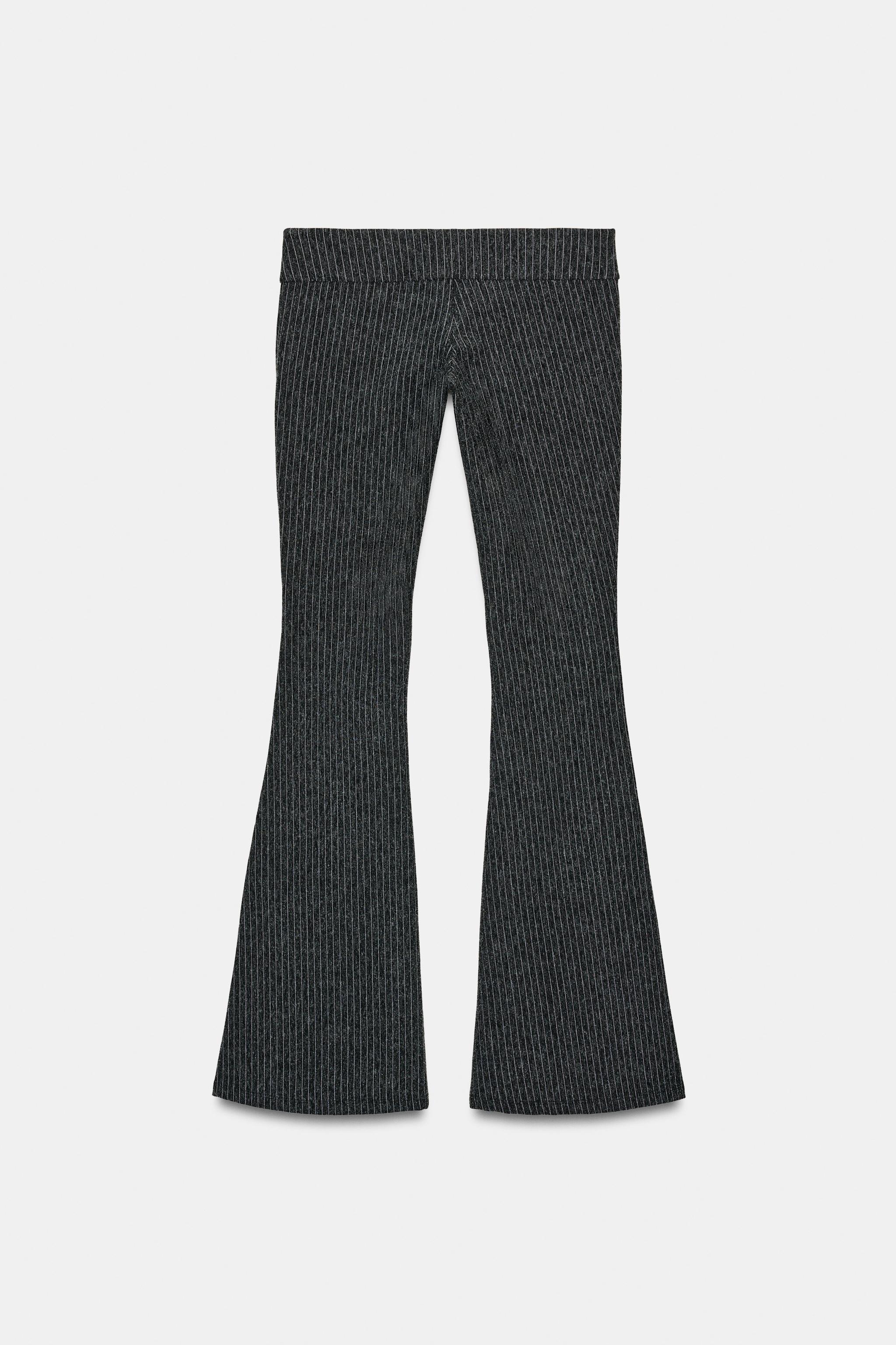 PINSTRIPE FLARE PANTS